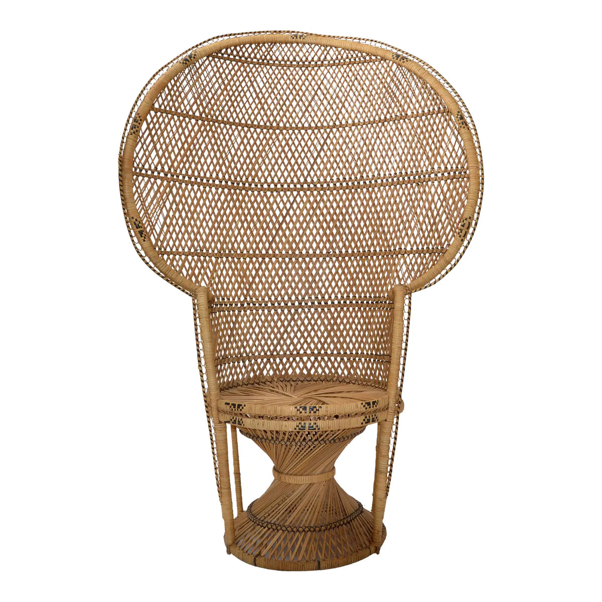 Peacock wicker chair top used for sale